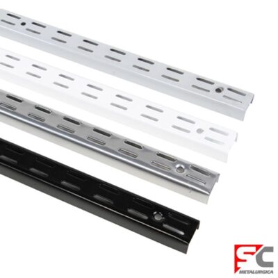 RIEL PARA ESTANTE DE 1,50 MTS. NEGRO