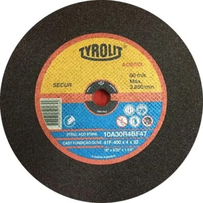 DISCO METAL SENSITIVA 400 X 4 X 32 `TYROLIT`