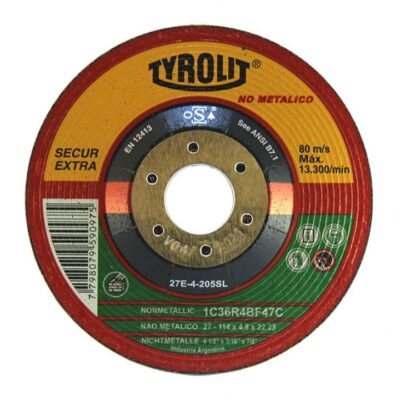 DISCO METAL C/DEP. 178 X 3 X 22 `TYROLIT`