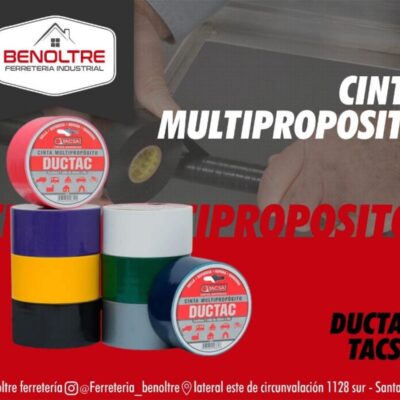 CINTA MULTIPROP. DE 48 MM. X 9 MTS. PURPURA `AA`