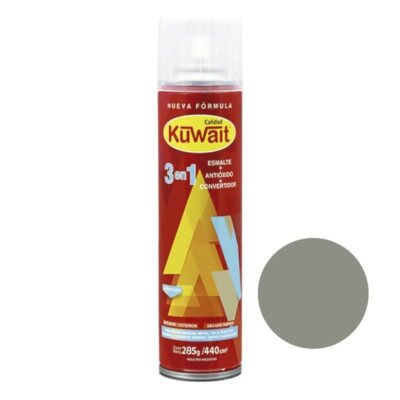 ESMALTE AEROSOL GRIS ESPACIAL X 240 CM3 `KUWAIT`