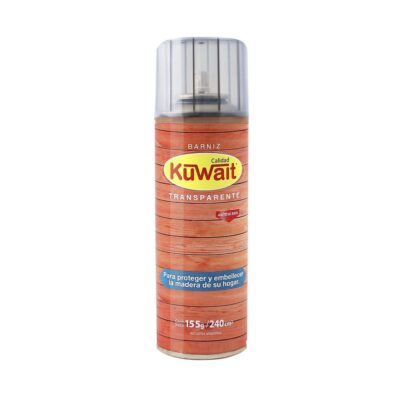 AEROSOL BARNIZ TRANSPARENTE X 240 CM3 `KUWAIT`