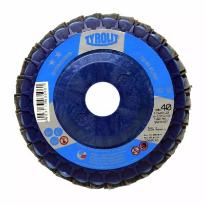 DISCO FLAP ZIRCONIO 115 MM. GR. 60 (28N) `TYROLIT`