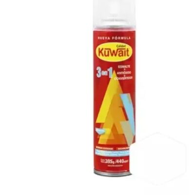 ESMALTE AEROSOL X 440 CM3 BLANCO SATINADO `KUWAIT`