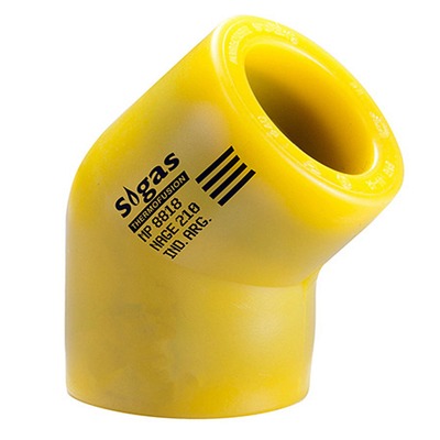 CODO MH A 45° 40 MM. `SIGAS`