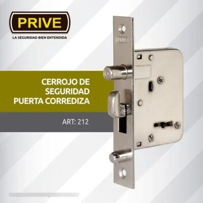 CERRADURA 212 P/PUERTA CORREDIZA `PRIVE`
