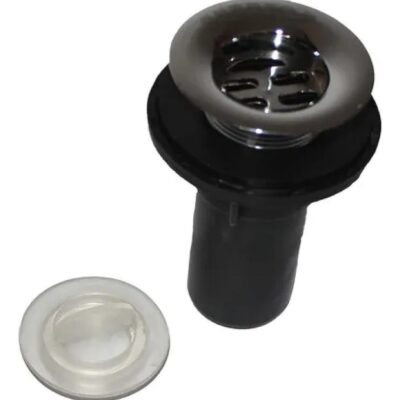 SOPAPA BAÑERA HORIZ. LARGA CROMO 40 `DURATOP`