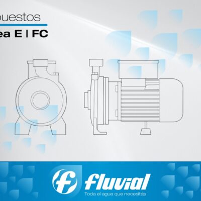 BOMBA CENTRIFUGA FCG150 1 1/2 HP. `FLUVIAL`