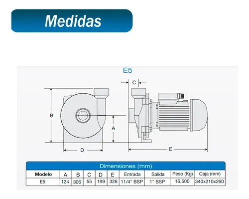 CARACOL P/BOMBA E5 `FLUVIAL`