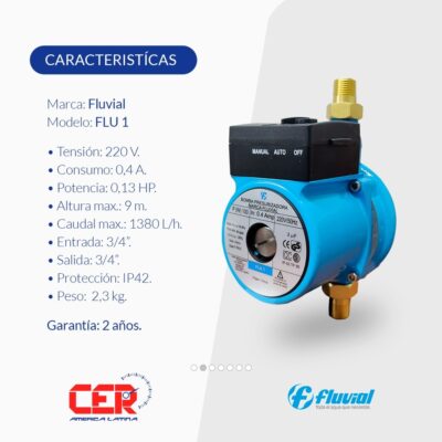BOMBA PRESURIZADORA FLU1 `FLUVIAL`