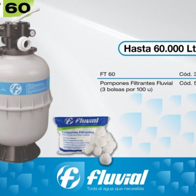 FILTRO ARENA PLATA 40 INYECTADO `FLUVIAL`
