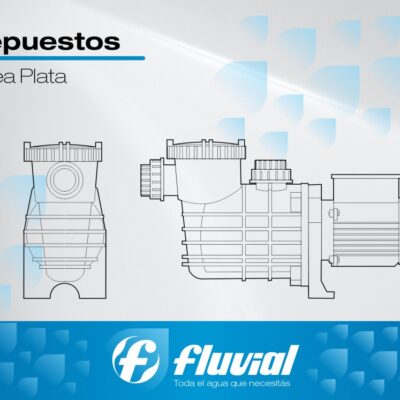 FILTRO ARENA PLATA 110 ROTOMOLDEADO `FLUVIAL`
