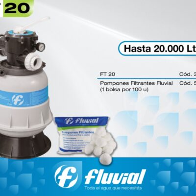 FILTRO ARENA EF40 PORTATIL `FLUVIAL`