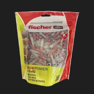 POUCH TACO DUOPOWER 8 X 40 X 100UN.FISCHER