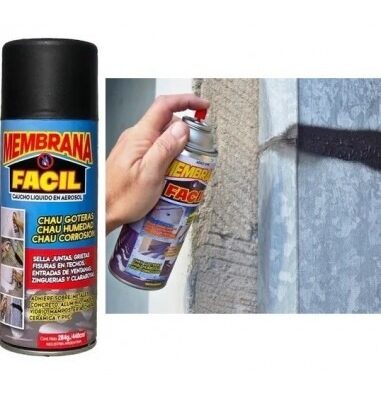 MEMBRANA FACIL EN AEROSOL X 284 GRS. GRIS ZINC