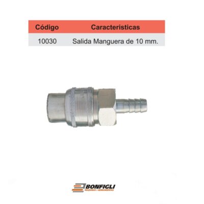 PERNO P/ACOPLE E.MANGUERA 10 MM. R.M 1/2