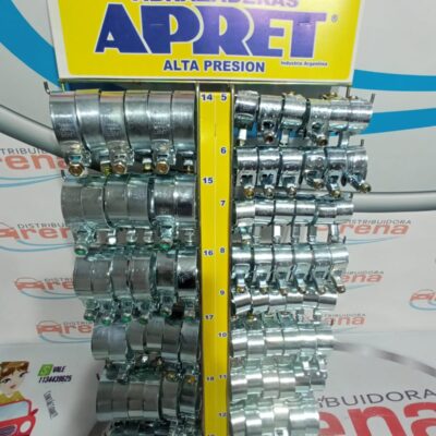 EXHIBIDOR DE ABRAZADERAS