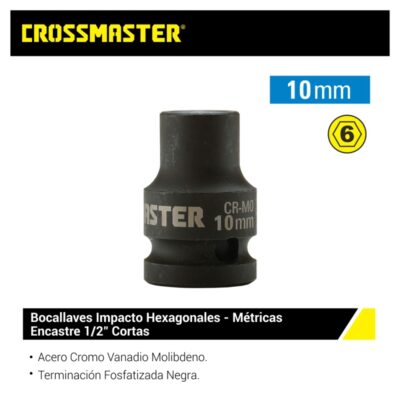 BOCALLAVE IMPACTO 1/2 X 10 MM. `CROSS`- 1