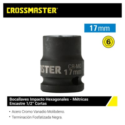 BOCALLAVE IMPACTO 1/2 X 17 MM. `CROSS`- 1