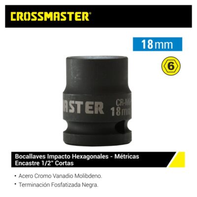 BOCALLAVE IMPACTO 1/2 X 18 MM. `CROSS`- 1