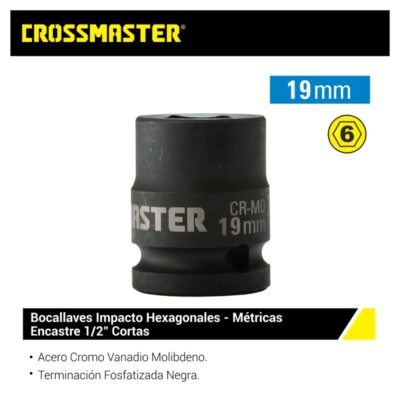 BOCALLAVE IMPACTO 1/2 X 19 MM. `CROSS`- 1