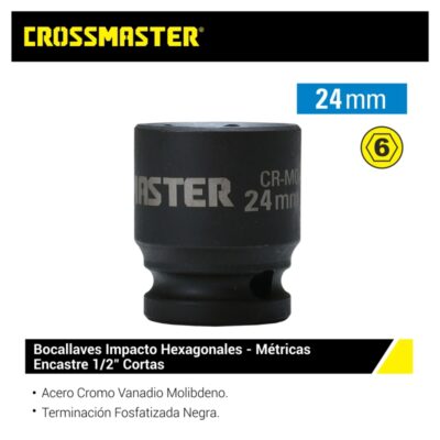 BOCALLAVE IMPACTO 1/2 X 24 MM. `CROSS`- 1