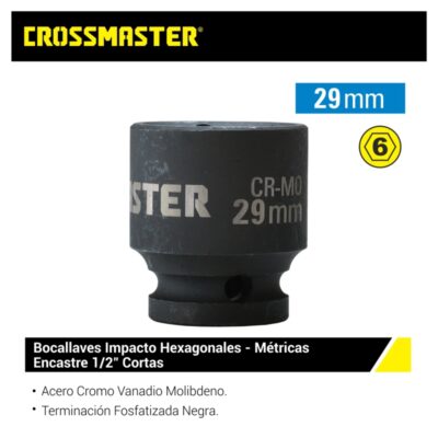BOCALLAVE IMPACTO 1/2 X 29 MM. `CROSS`- 1