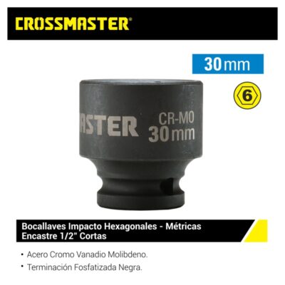 BOCALLAVE IMPACTO 1/2 X 30 MM. `CROSS`- 1