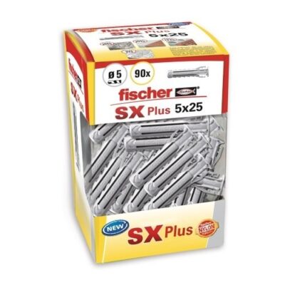 CAJA DE TACOS DE NYLON S- 4 X 200 `FISCHER`