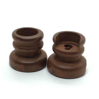 SOPORTE DOBLE COMUN 22 MM. CERRADO DE MADERA