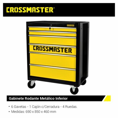 GABINETE RODANTE METALICO INFERIOR `CROSS`