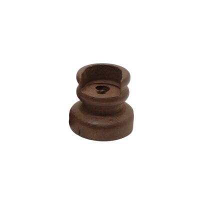 SOPORTE DOBLE COMUN 22 MM. ABIERTO DE MADERA