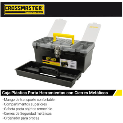CAJA PLASTICA 395 X 223 X 165 MM. `CROSS`