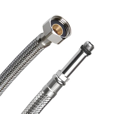 FLEXIBLE P/MONOCOMANDO ACERO 40 CM. X 2 UN. `LT`