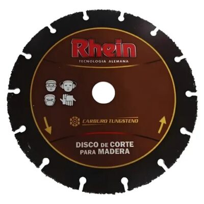 DISCO DE CORTE P/MADERA 178MM `RHEIN`