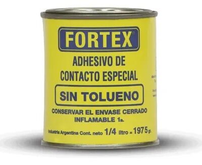 ADHESIVO DE CONTACTO LATA X 1/4 LT. `FORTEX`