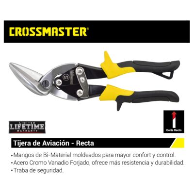 TIJERA DE AVIACION RECTA 10` `CROSS`- 12