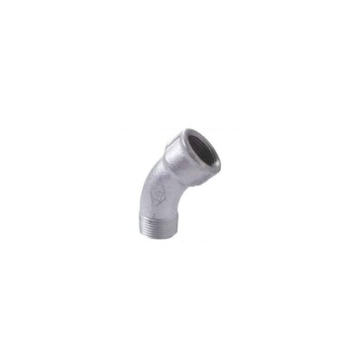 CURVA M.H. A 45° 2 1/2 GALVANIZADO