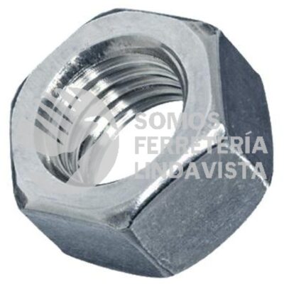 ROSCA CON TUERCA 1/4 GALVANIZADO