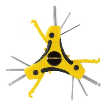 JGO. 9 LLAVES HEX. LARGAS PULG. `CROSS`- 5