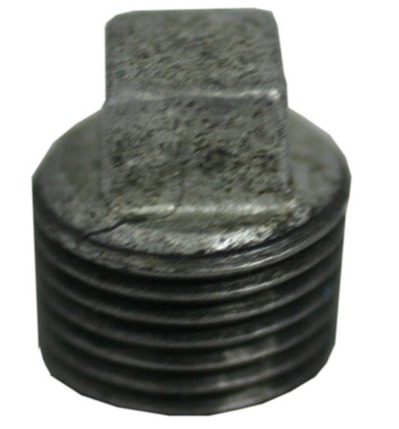 TAPON MACHO 3/8 GALVANIZADO