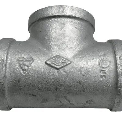 TEE A 90° 3/8 GALVANIZADO