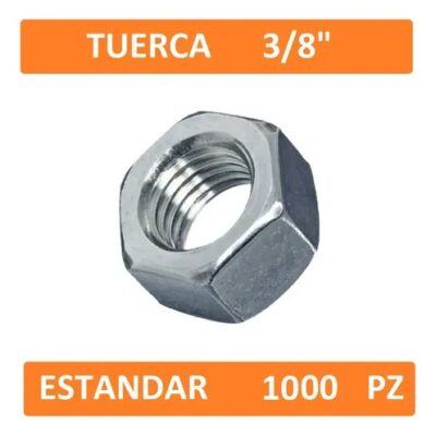 TUERCA 3/8 GALVANIZADO