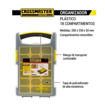ORGANIZADOR PLASTICO 280 X 330 X 50 `CROSS`- 3