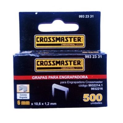 GRAPAS RECTAS 6 X 10,6 MM. X 500 UN. `CROSS`- 5