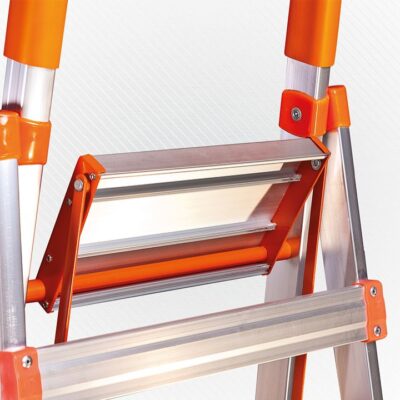 ESCALERA ALUMINIO/AC INOX. 5 ESCALONES `TRESNA`