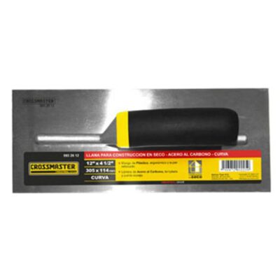 LLANA LISA ACERO INOX. 12` X 4,5` `CROSS`- 6