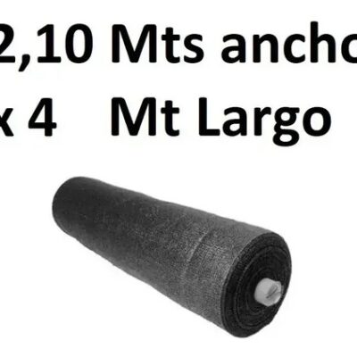 MEDIA SOMBRA 80% 2,10 MTS. X 50 MTS. NEGRA LIVIANA