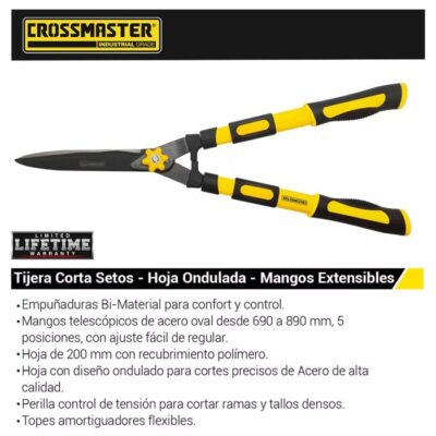 TIJERA CORTA CERCOS EXT. 690 A 890MM `CROSS`-