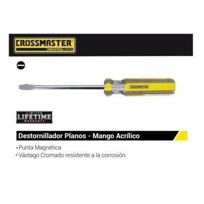 DESTORNILLADOR PLANO 5 X 150 MM. `CROSS`- 4